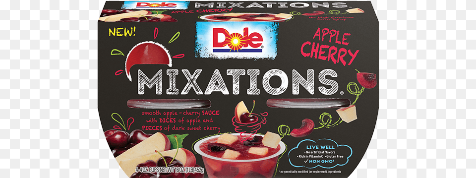 Dole Mixations Apple Cherry, Advertisement, Poster Free Png