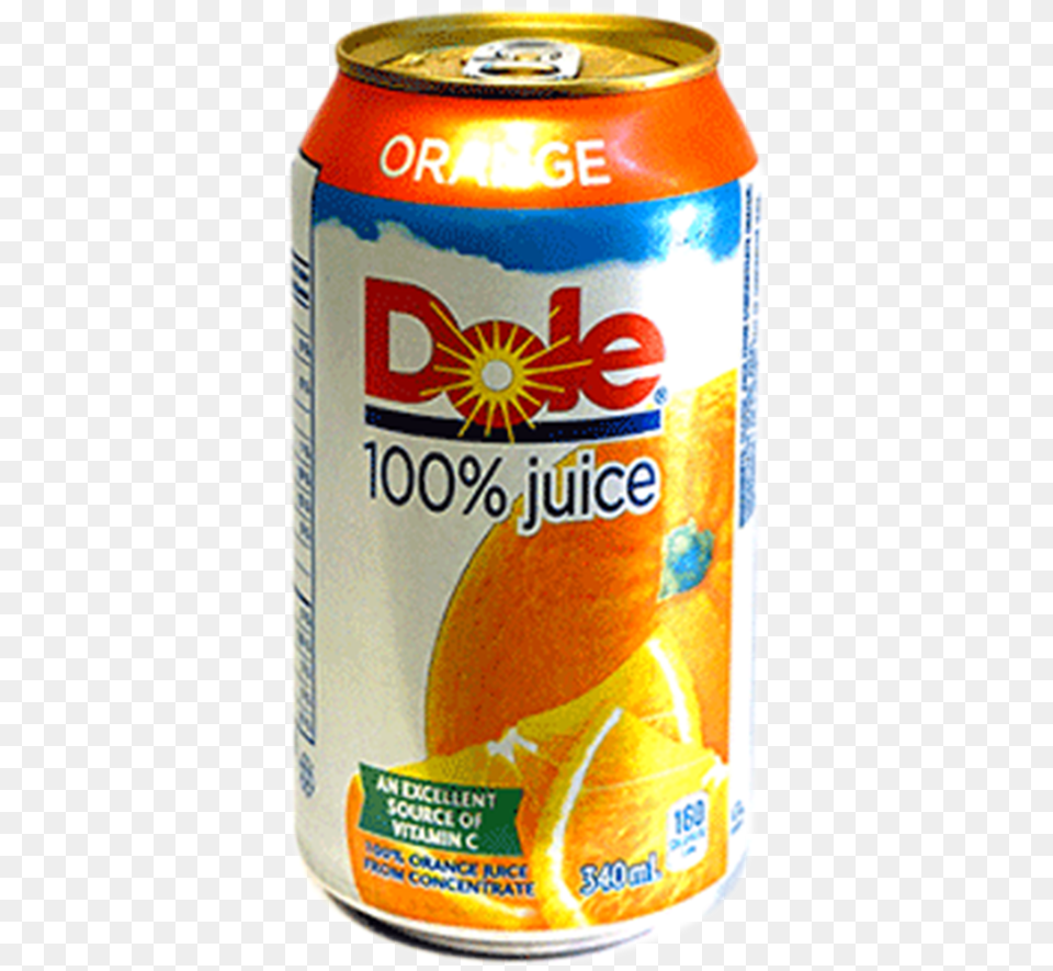 Dole Orange Juice, Tin, Can, Beverage Free Png