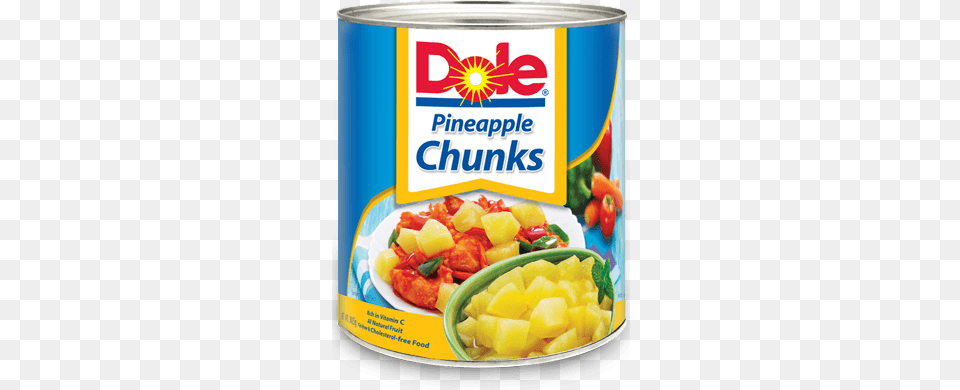 Dole Pineapple Chunks Dole Pineapple Tidbits In Light Syrup 106 Oz Can, Aluminium, Tin, Canned Goods, Food Png