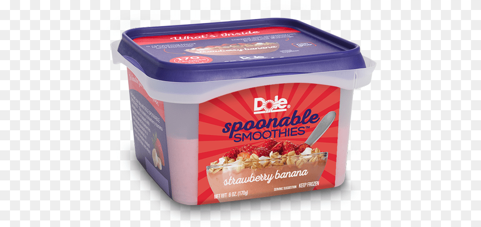 Dole Spoonable Smoothies, Dessert, Food, Yogurt, Ketchup Free Png