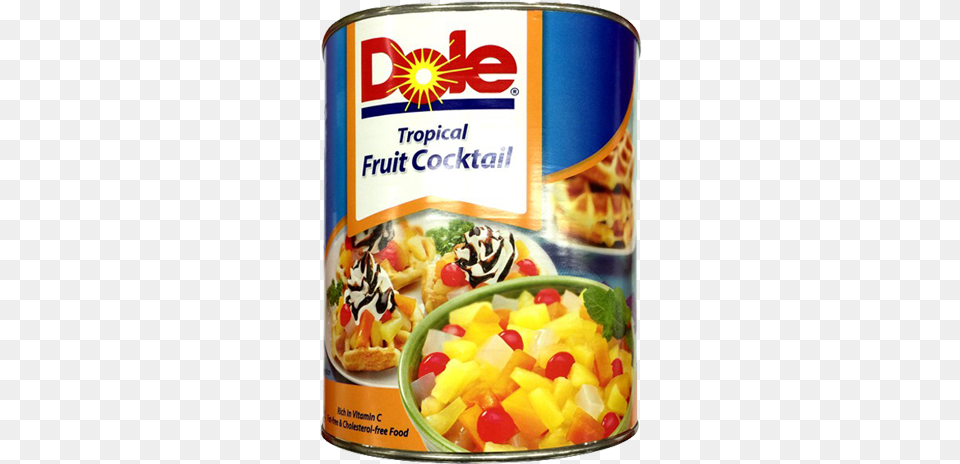 Dole Tropical Fruit Cocktail, Tin, Aluminium, Can, Food Png