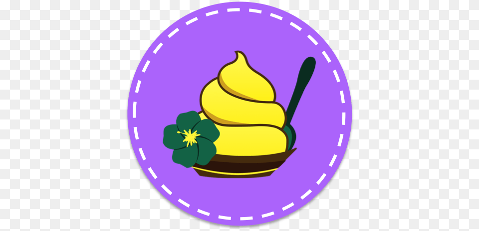 Dole Whip Badge The Dis Explorers, Cream, Dessert, Food, Ice Cream Png Image