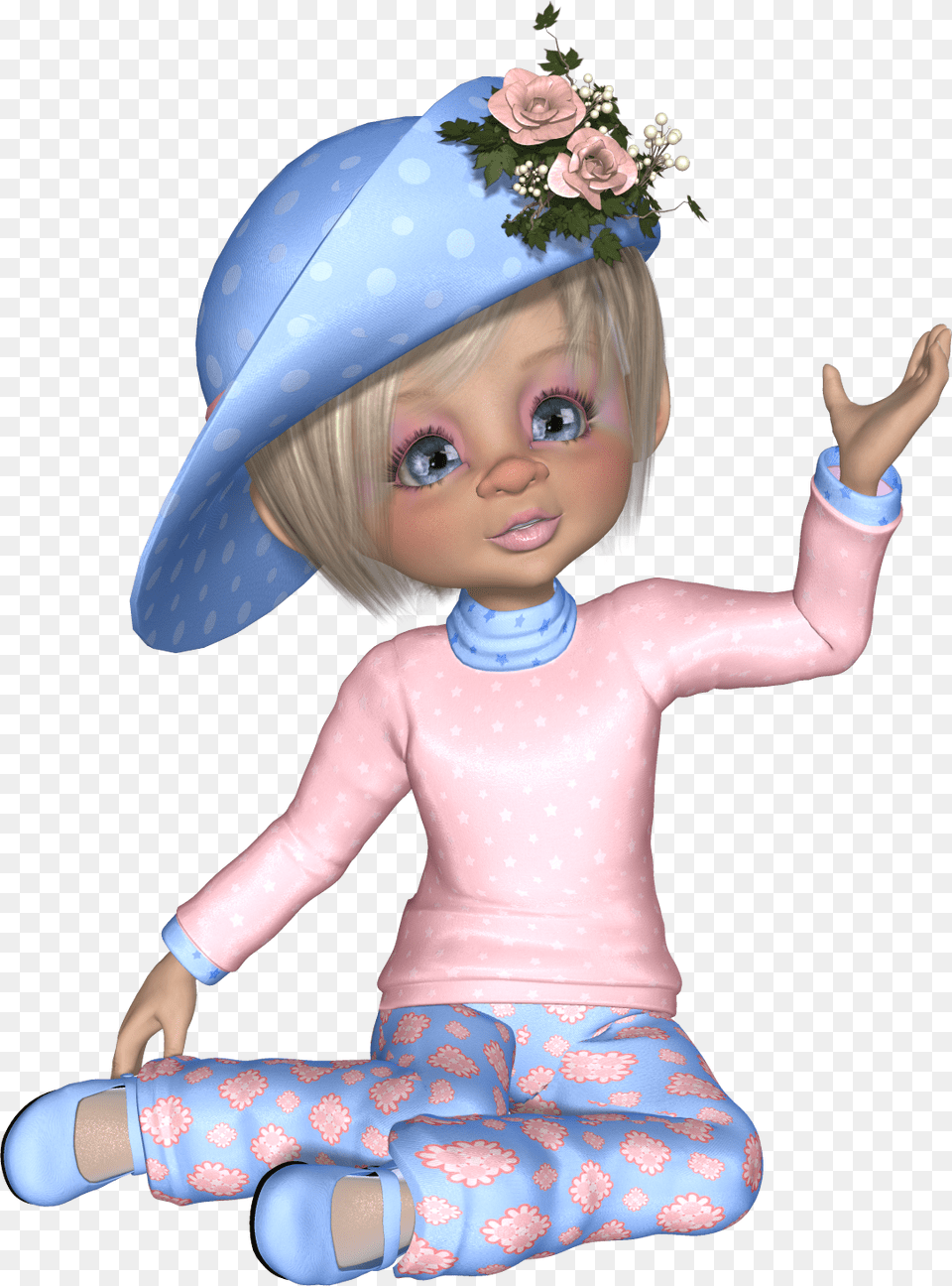 Doll, Clothing, Toy, Hat, Face Free Png Download
