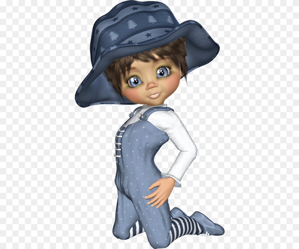 Doll, Clothing, Hat, Baby, Person Png