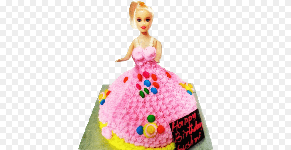 Doll Cake Barbie Doll Cake Birthday Cake, Birthday Cake, Cream, Dessert, Food Free Png