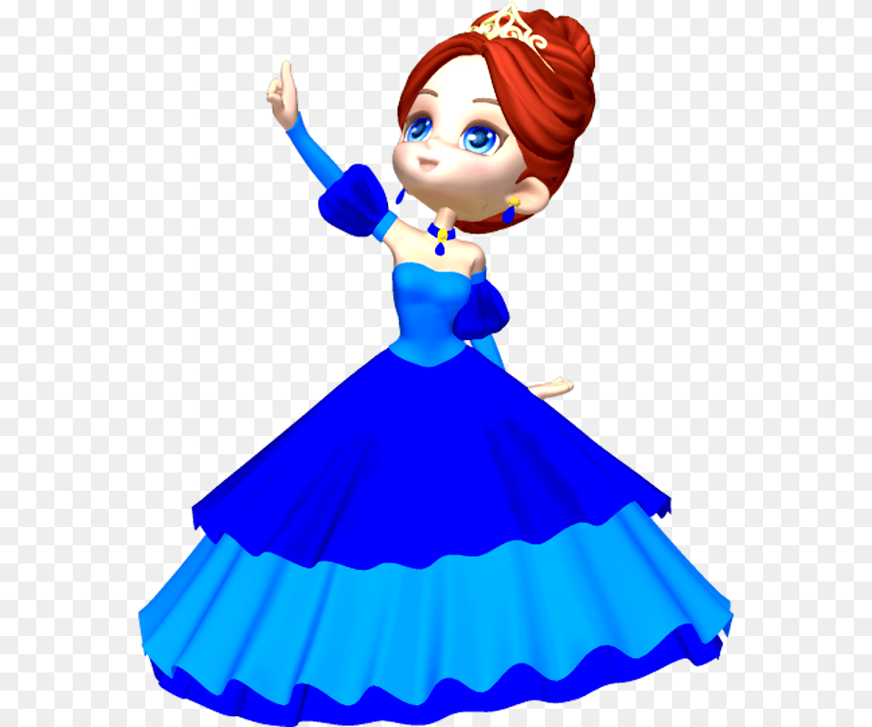 Doll Clipart Blue Dress, Child, Person, Girl, Female Free Png