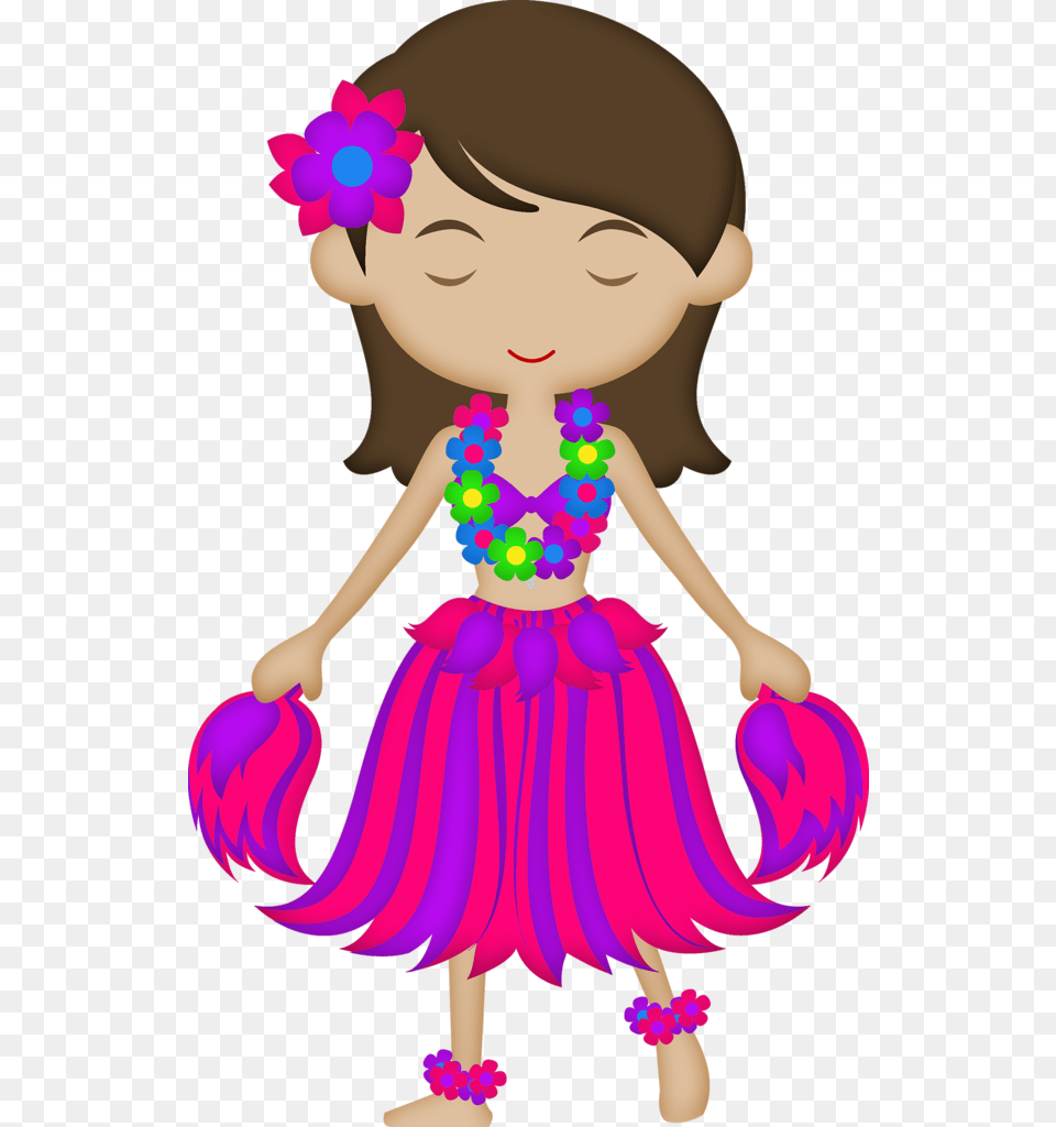 Doll Clipart Coloring Book Hawaiian Dress Cliparts, Baby, Person, Accessories, Plant Free Png