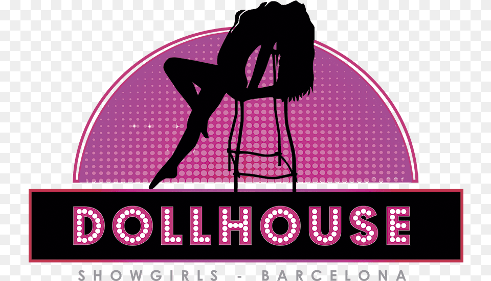 Doll House Barcelona Dollhouse Logo, Advertisement, Poster, Adult, Female Png Image
