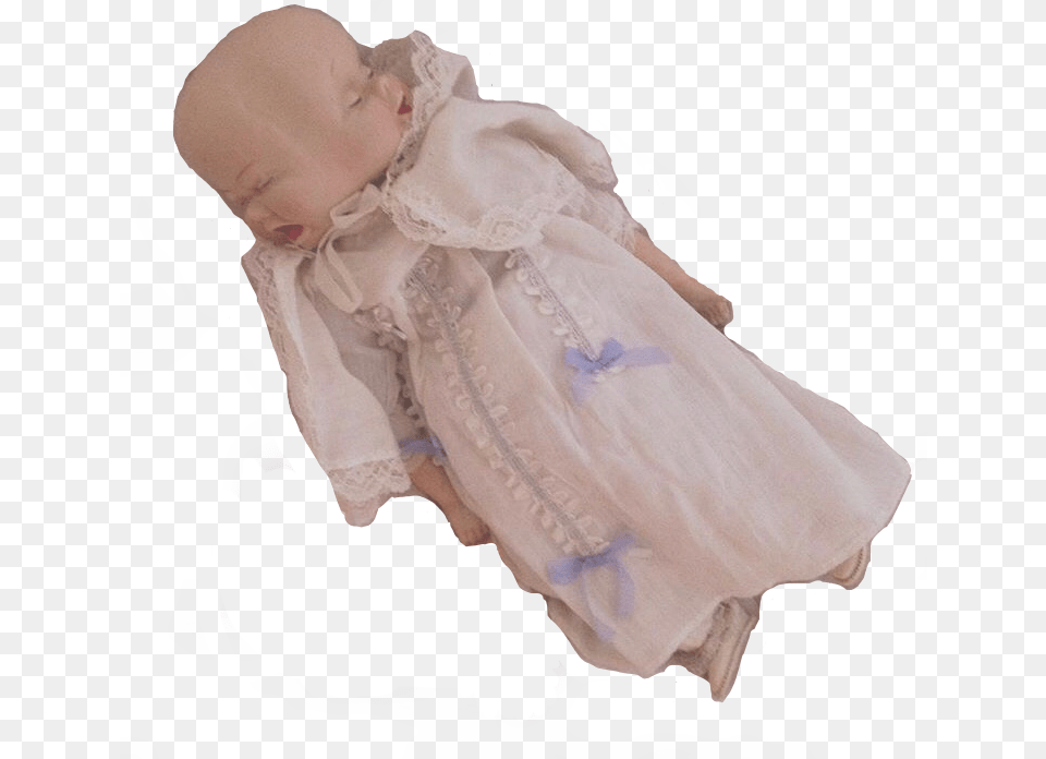 Doll Vintagedopl Creepy Cute Creepy Doll Baby Doll, Clothing, Hat, Person, Bonnet Png Image
