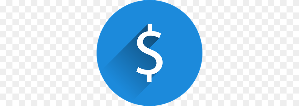Dollar Symbol, Disk, Text, Number Free Transparent Png