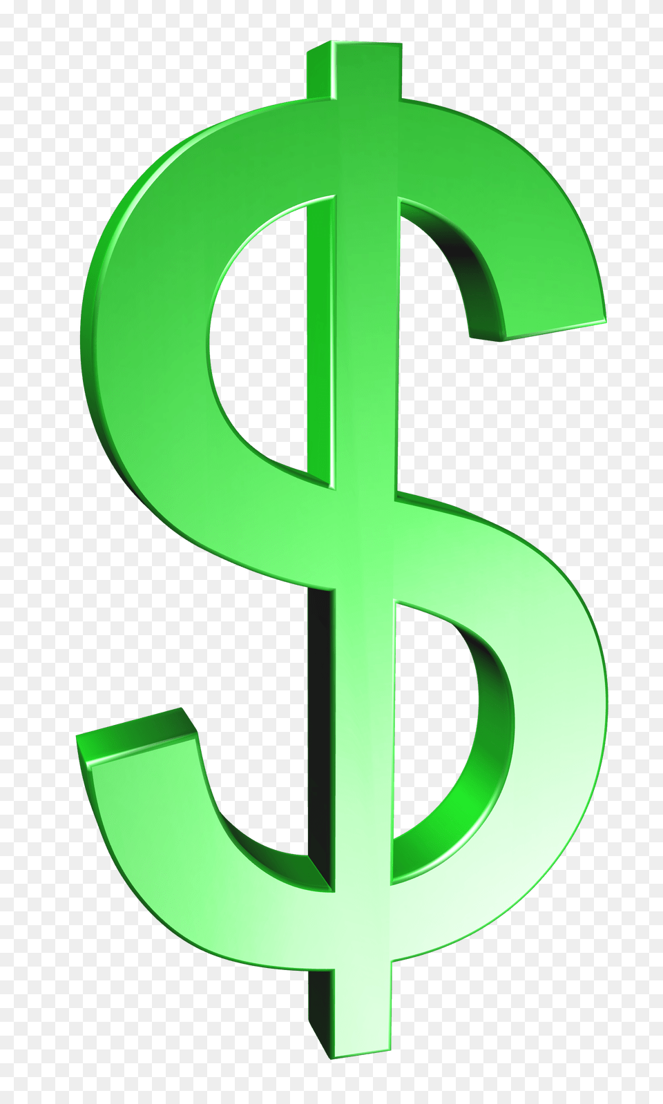 Dollar, Green, Symbol, Cross, Text Png Image