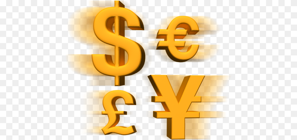 Dollar, Number, Symbol, Text, Gold Png Image