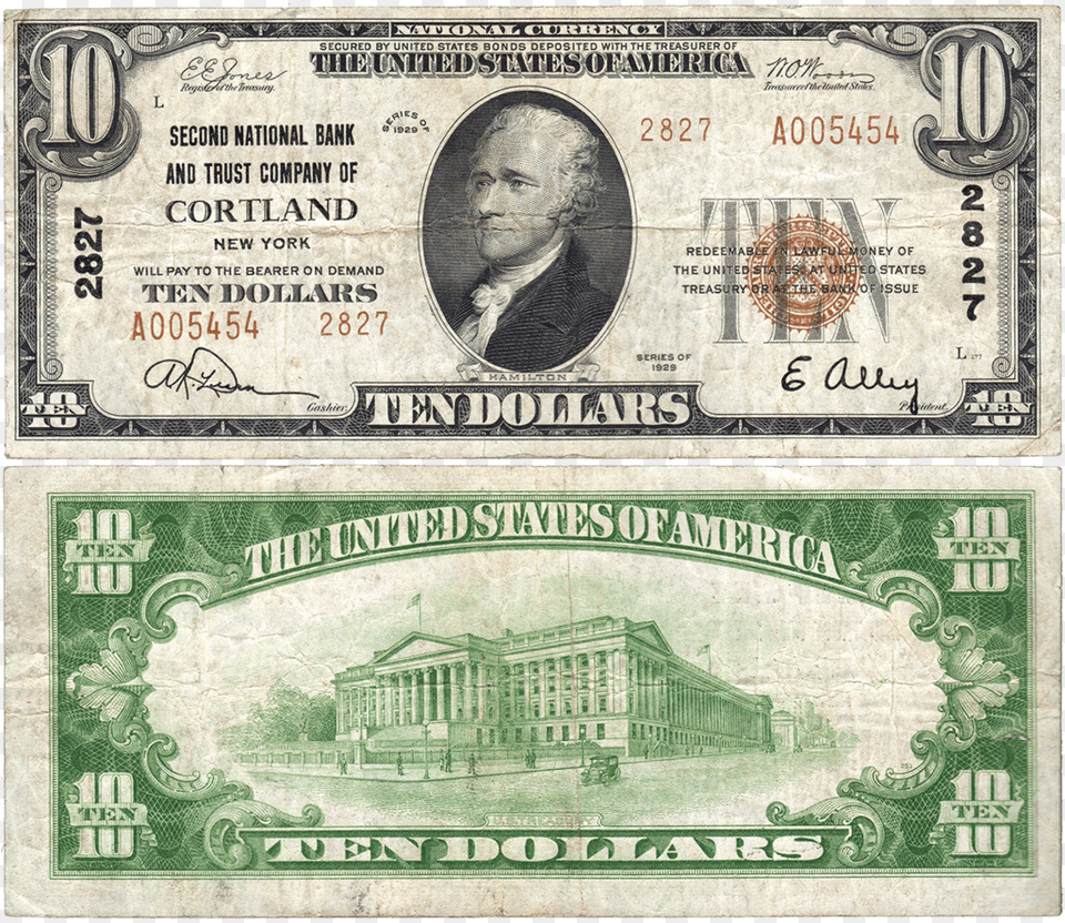 Dollar Back Of 10 Dollar Bill, Architecture, Building, Adult, Money Png Image