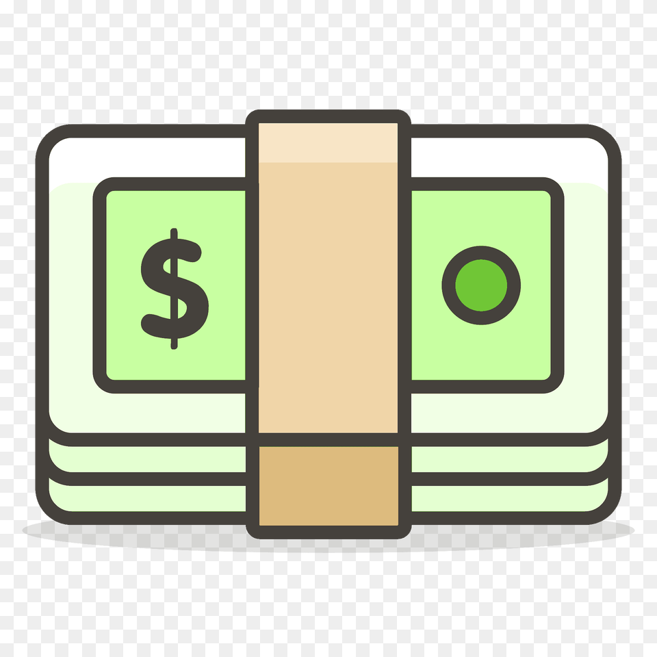 Dollar Banknote Emoji Clipart, Text Png Image