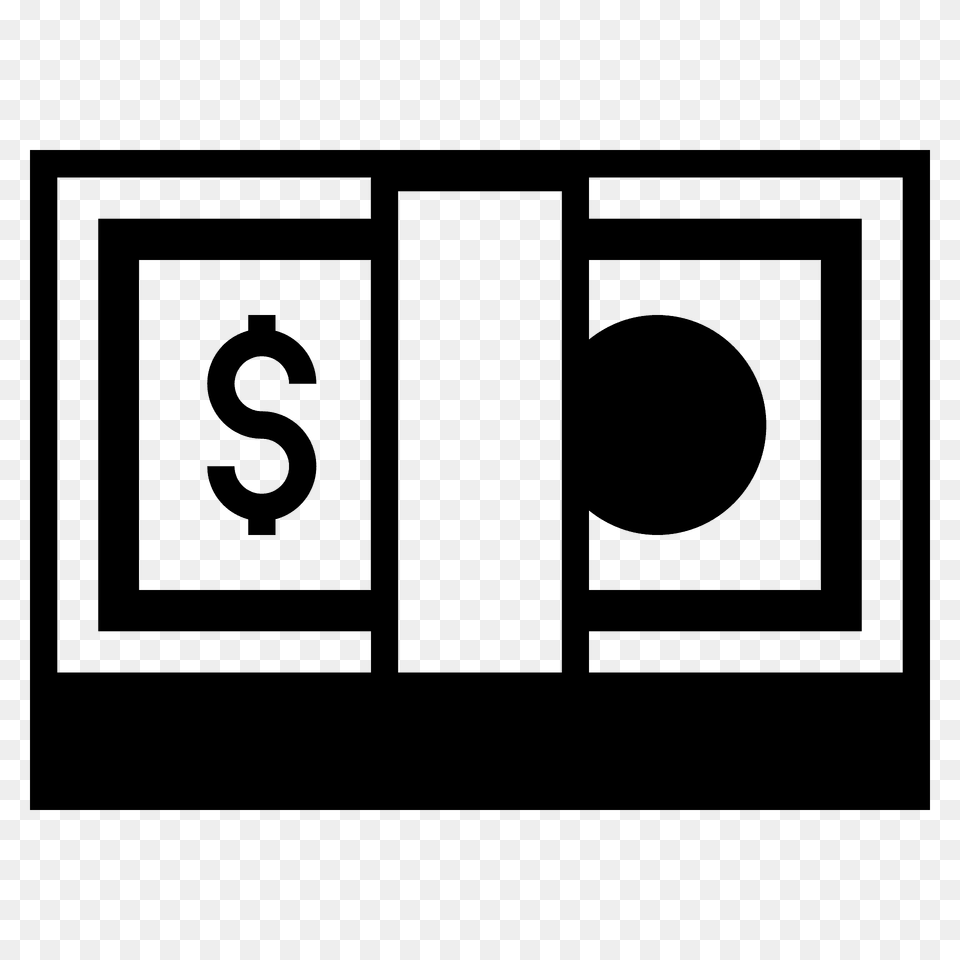 Dollar Banknote Emoji Clipart, Number, Symbol, Text Free Transparent Png