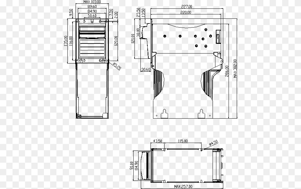 Dollar Bill Acceptors Dollar Bill Acceptors Suppliers, Gray Free Png Download