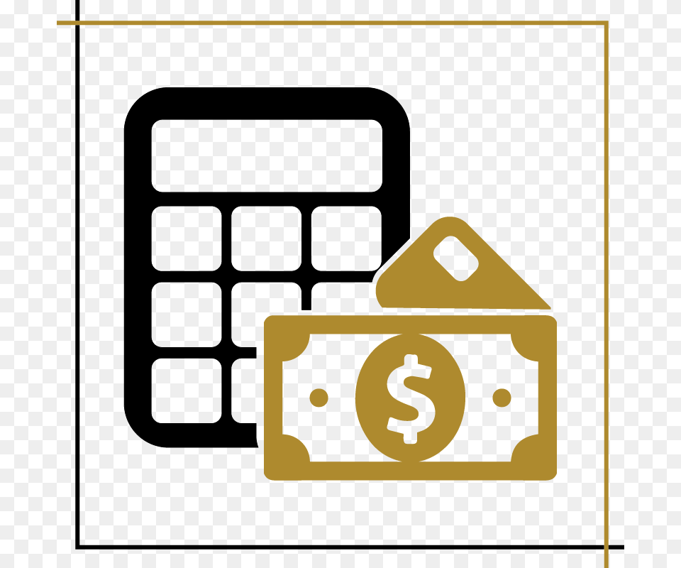 Dollar Bill Vector Black And White, Electronics, Calculator, Ammunition, Grenade Png