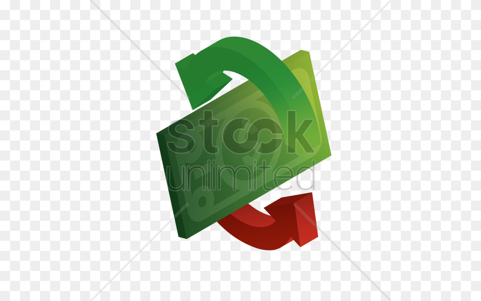 Dollar Bill With Exchange Arrow Vector Image Free Png Download