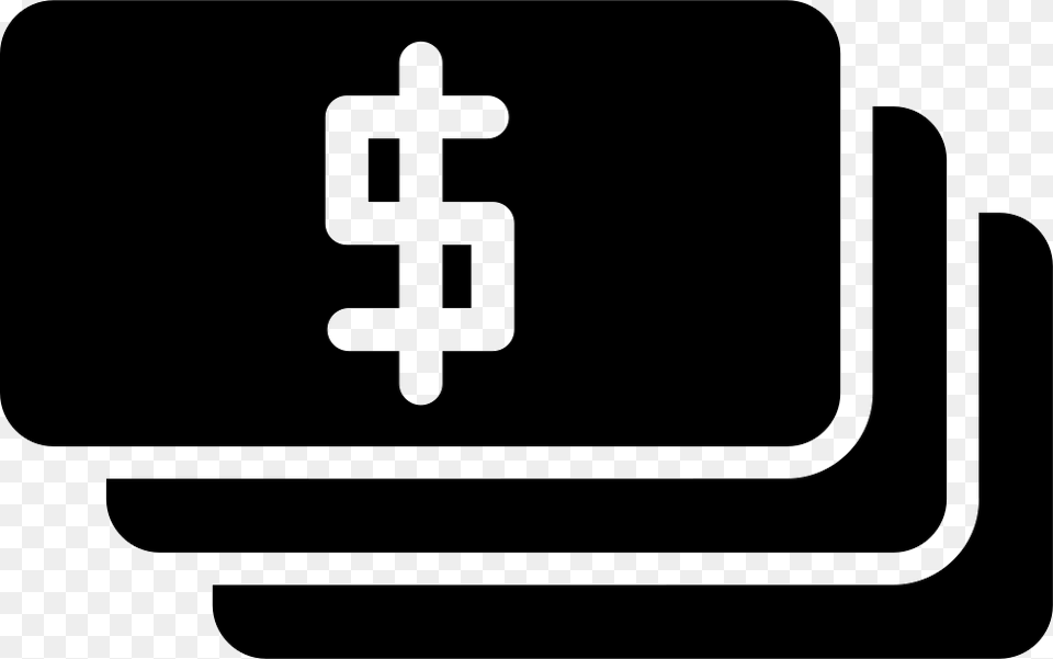 Dollar Bills Icon Free Download, Stencil, Symbol, Cross Png Image