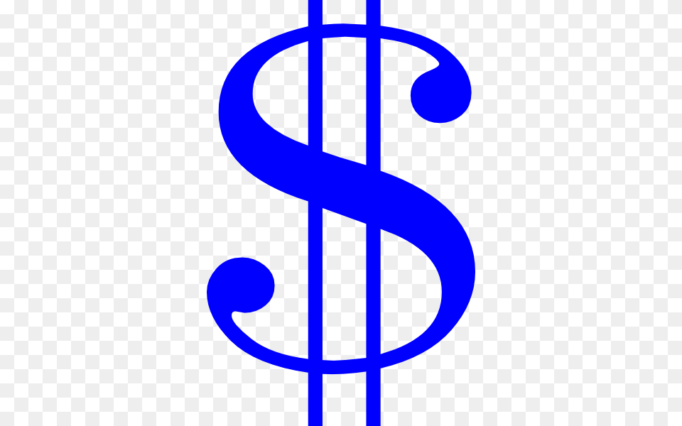 Dollar Clipart Blue, Symbol, Cross, Text Free Png