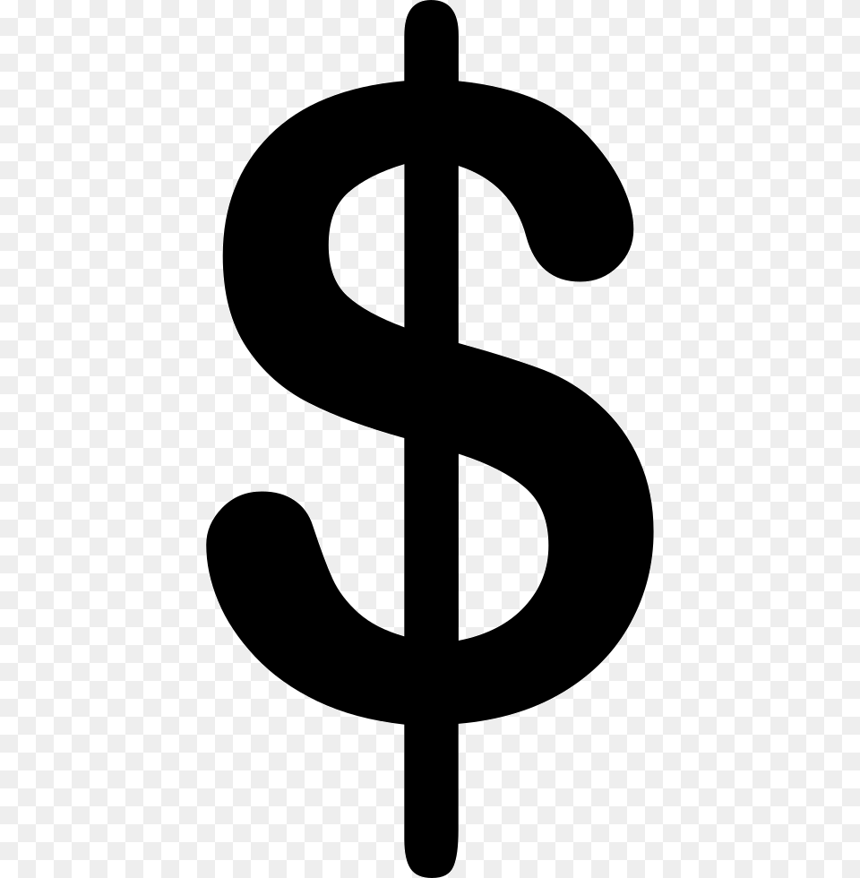 Dollar Clipart Stylized, Symbol, Sign, Cross Png Image