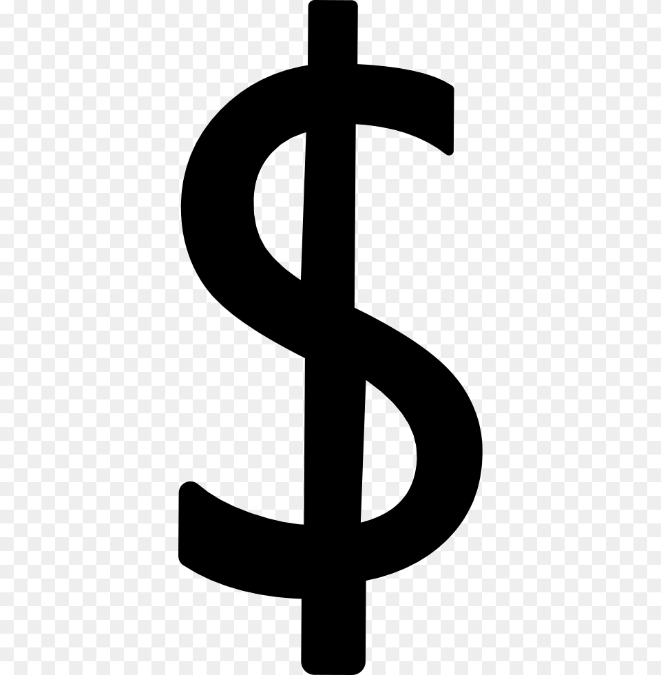 Dollar Currency Symbol Icon Cross, Sign, Text Free Png Download