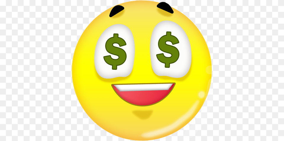Dollar Eyes Emoji Gif, Number, Symbol, Text, Clothing Png Image