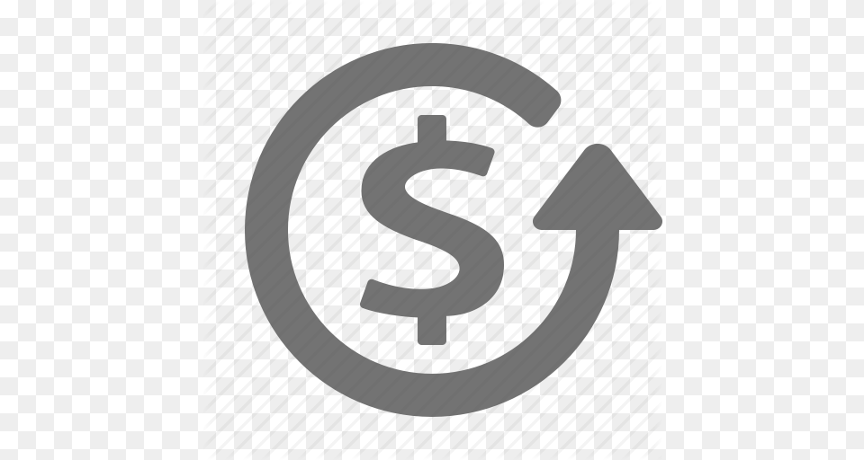 Dollar Finance Investment Money Profit Return Revenue Icon, Symbol, Text Png Image