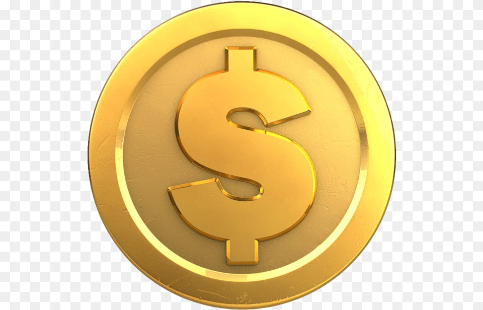 Dollar Gold Coin, Number, Symbol, Text, Mailbox Png