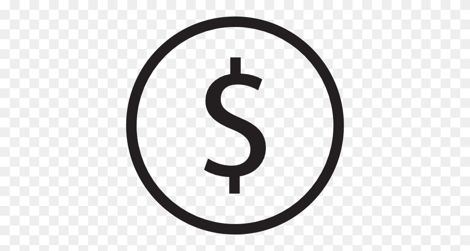 Dollar Icon, Number, Symbol, Text Free Png