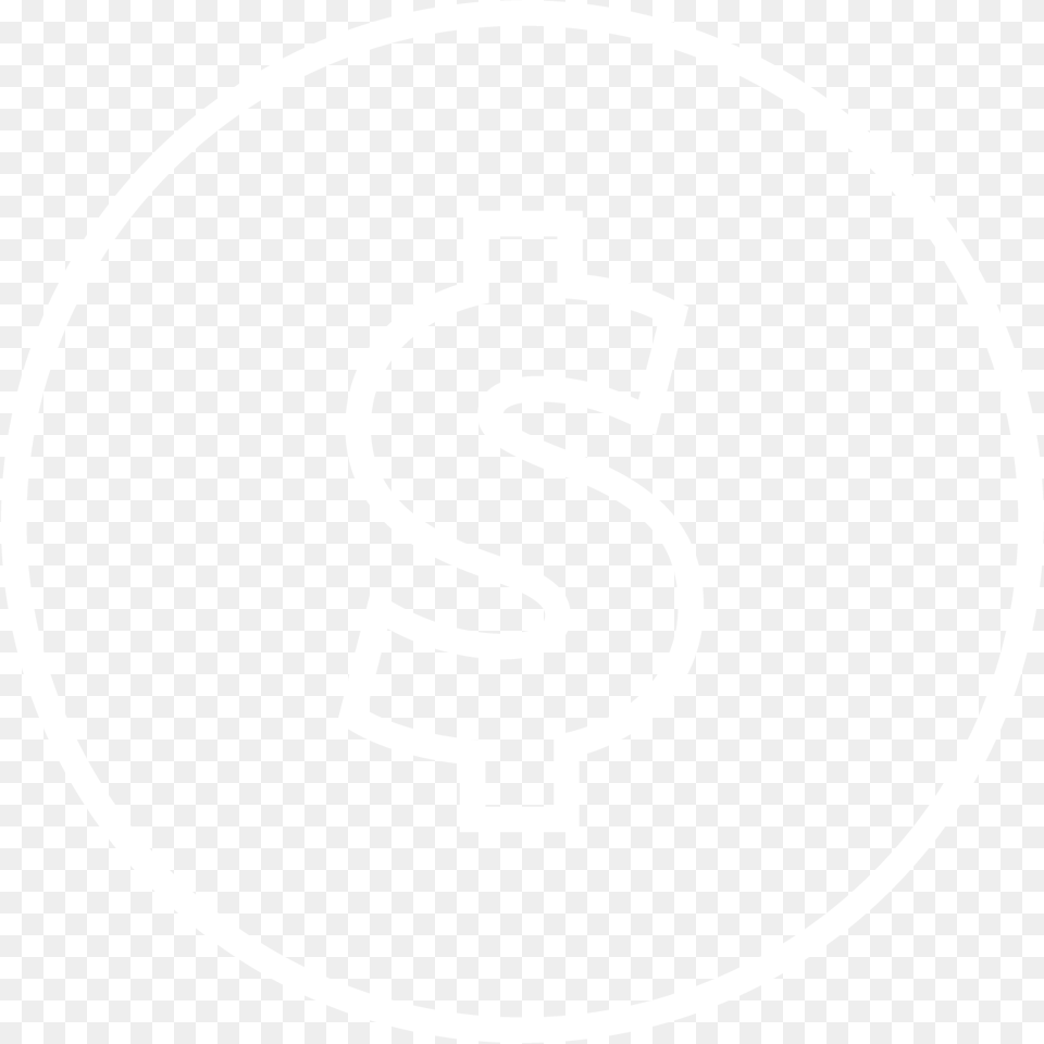 Dollar Icon White Vector Graphics, Symbol, Text, Number, Disk Free Png
