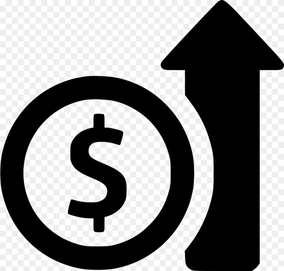 Dollar Increase Money Icon, Symbol, Number, Text, Ammunition Png