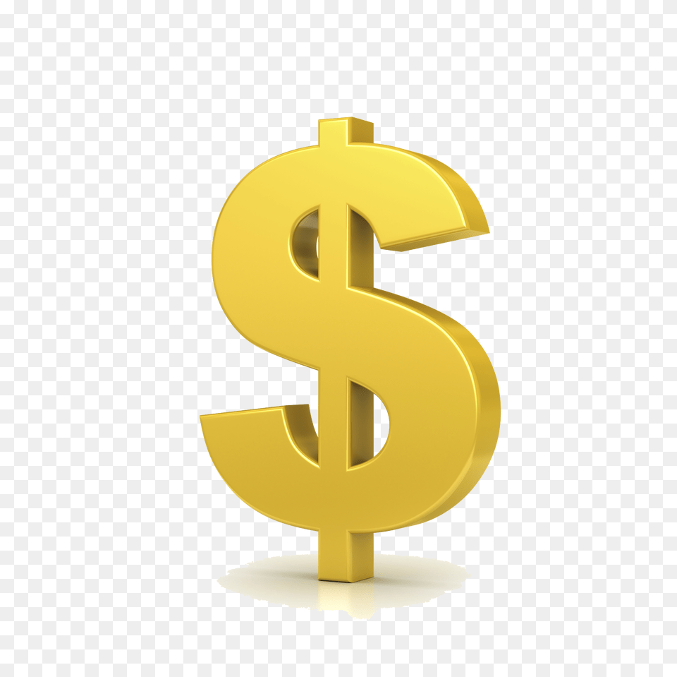 Dollar Logo Transparent Clipart Gold Money Symbol, Number, Text Free Png