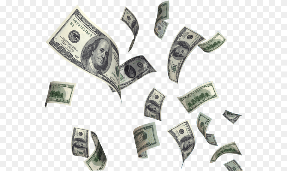 Dollar Money Transparent Background Money Flying Transparent Background, Adult, Male, Man, Person Free Png