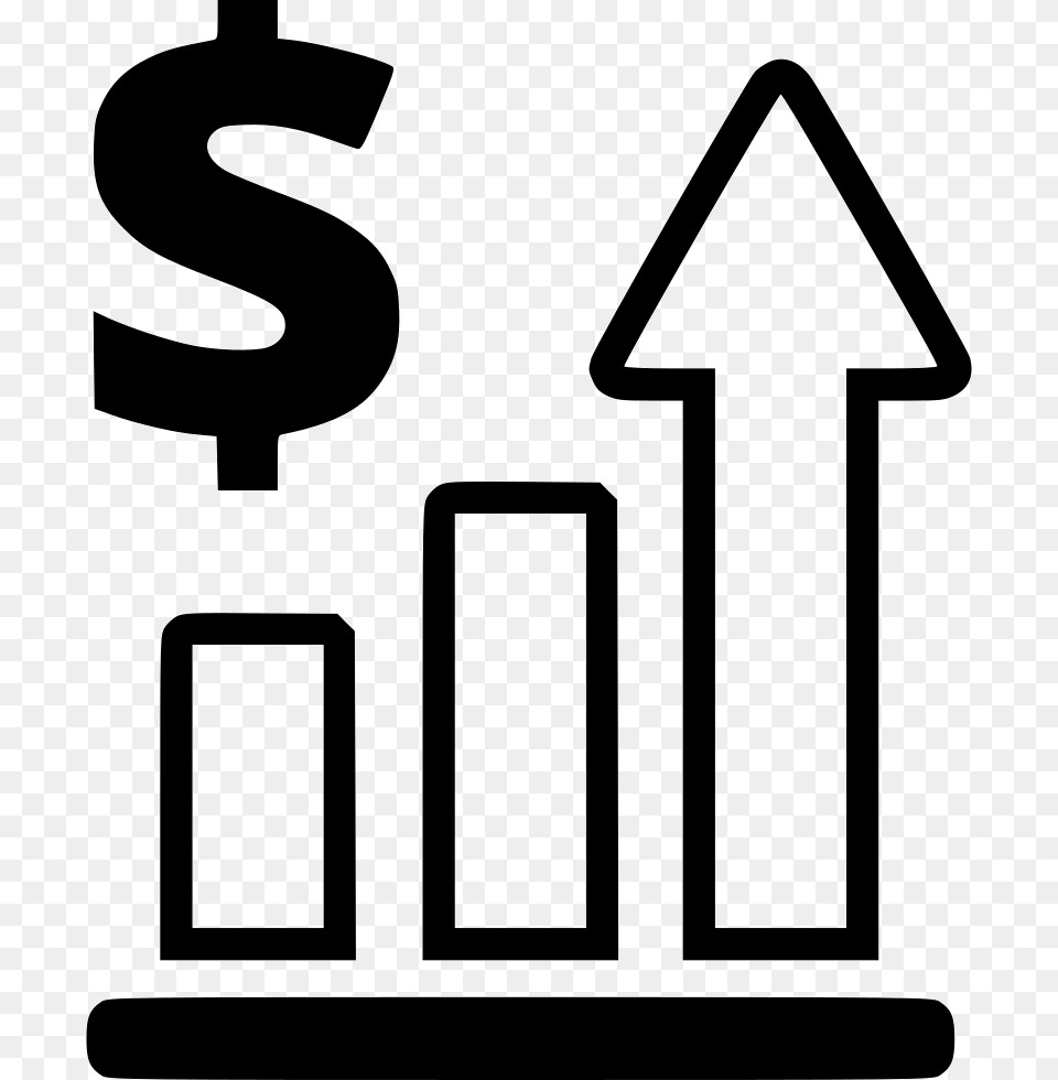 Dollar Profit Finance And Economics Icon, Sign, Symbol, Number, Text Png Image
