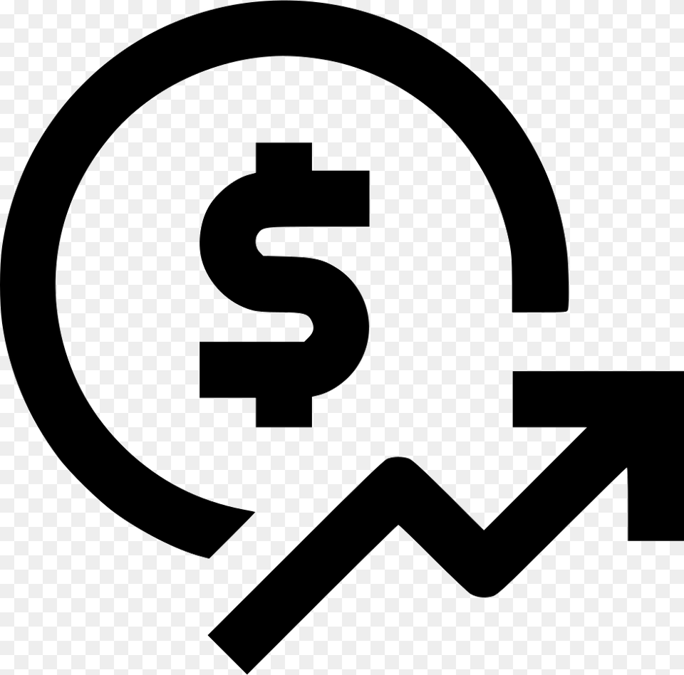 Dollar Rising Sign, Stencil, Symbol, First Aid, Text Free Png