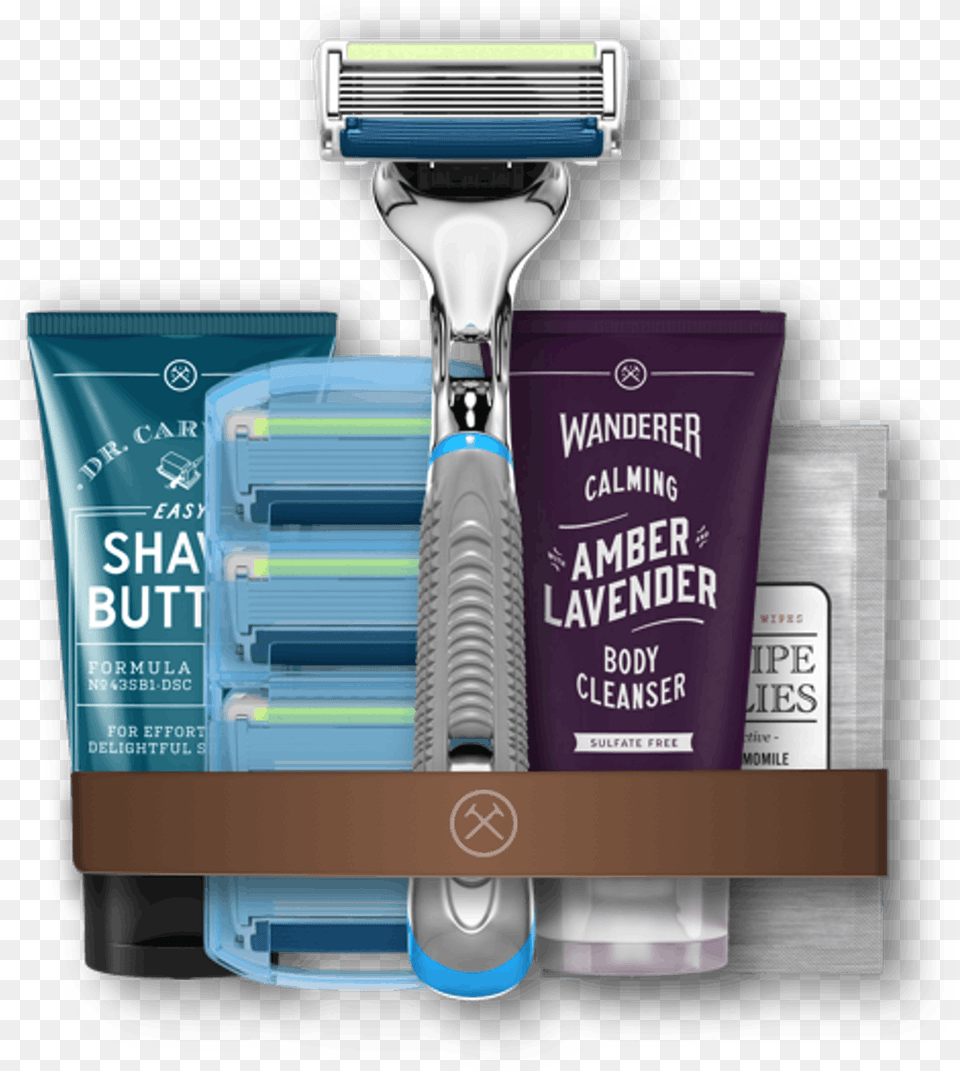 Dollar Shave Club Daily Essentials Starter Kit, Blade, Weapon, Razor Png Image