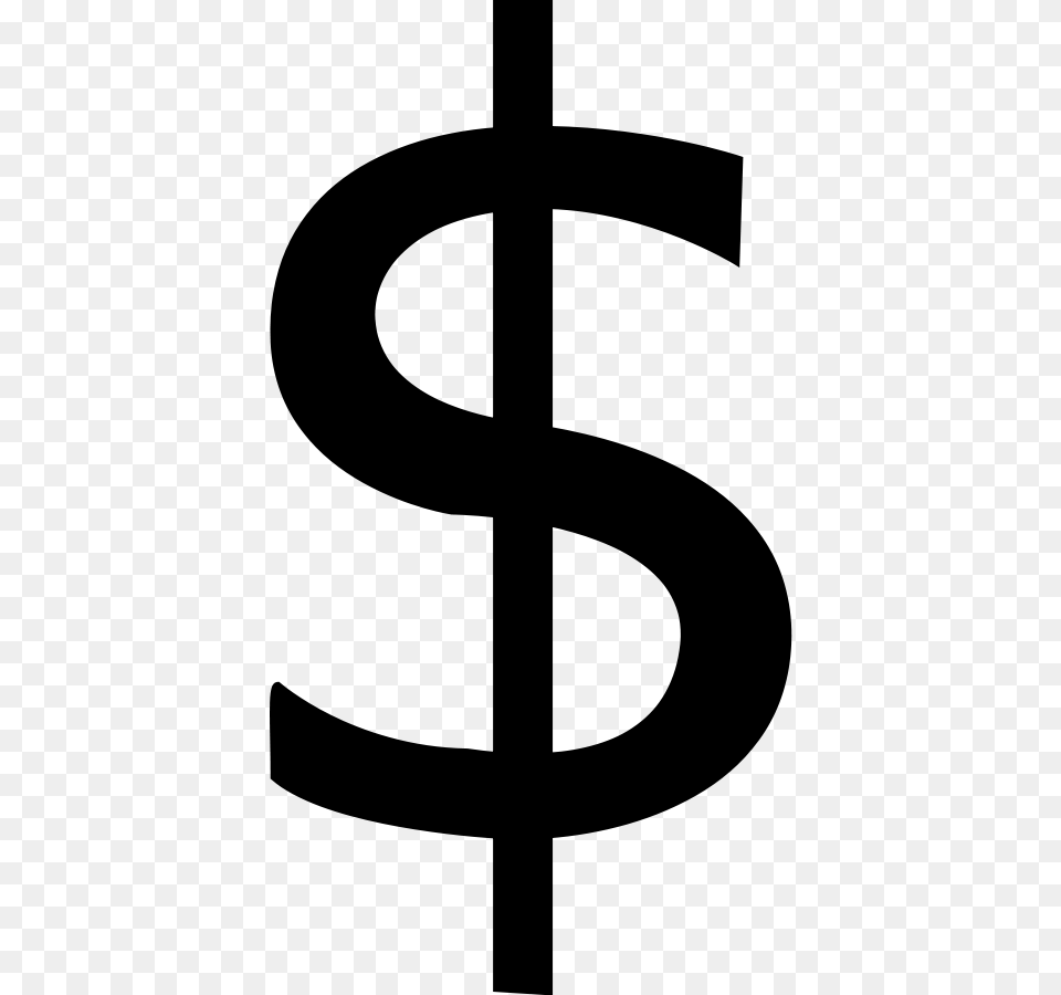 Dollar Sign, Gray Png Image