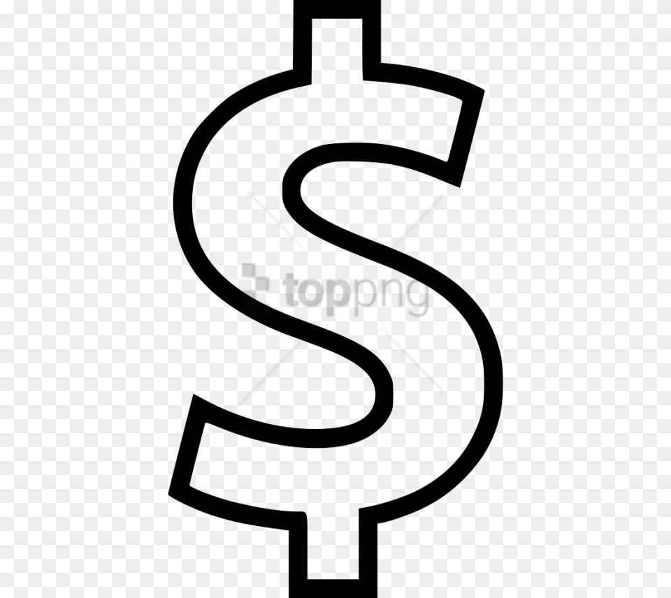 Dollar Sign, Symbol, Number, Text, Cross Png Image