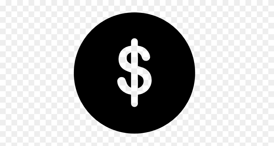 Dollar Sign, Gray Png Image