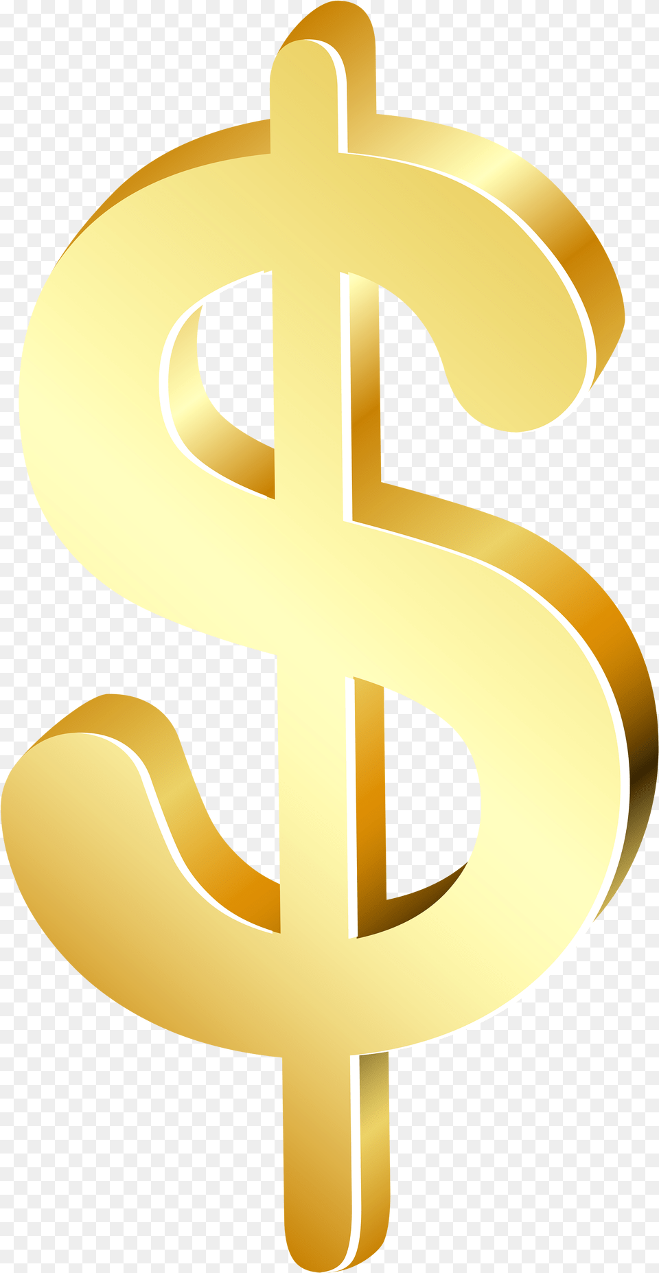 Dollar Sign Clipart Green Screen Money Sign, Gold, Symbol, Text, Cross Png Image