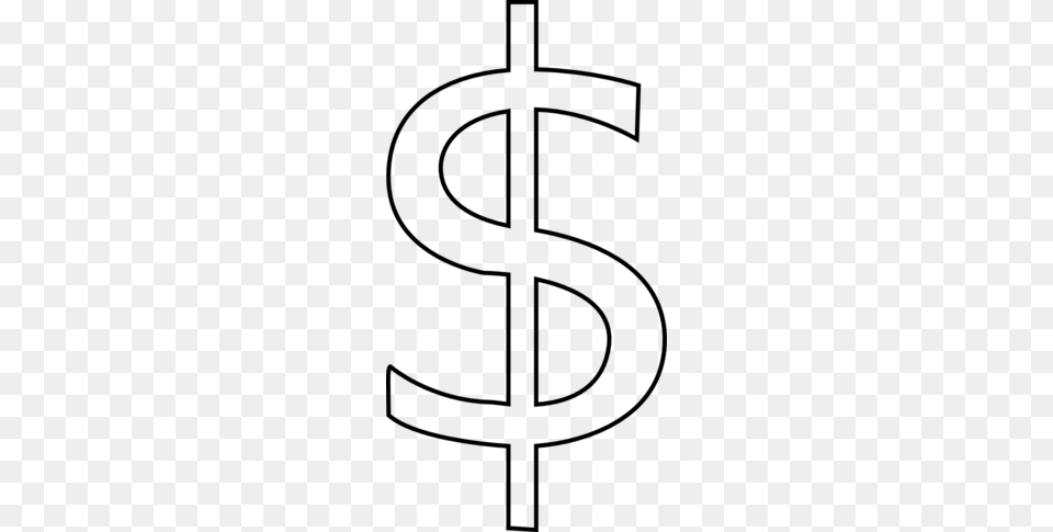 Dollar Sign Clipart To Print Dollar Sign Clipart, Gray Png