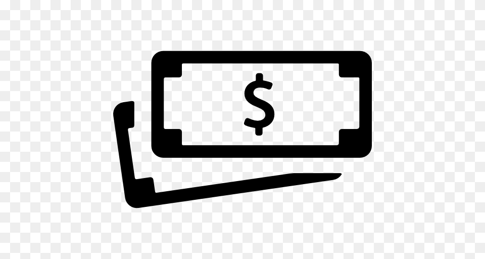 Dollar Sign Dollar Symbol Business Dollar Dollar Bill Money Icon, Gray Free Png Download