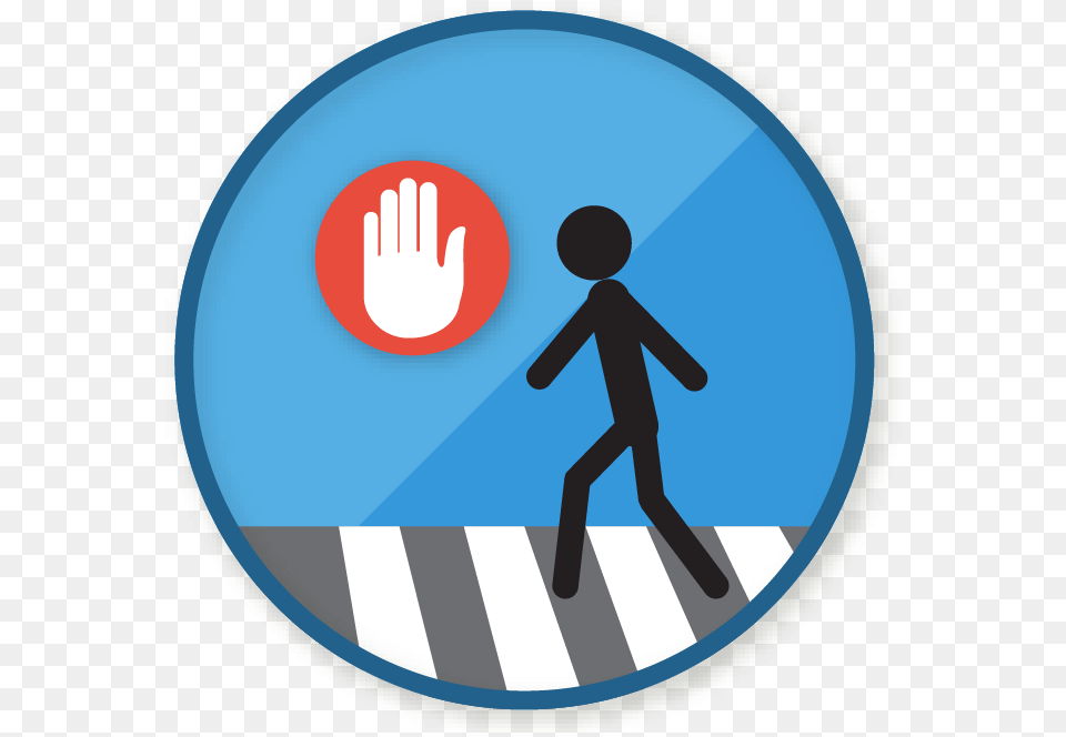Dollar Sign Icon Clipart Icon Road Safety Transparent, Person, Tarmac, Walking, Zebra Crossing Free Png