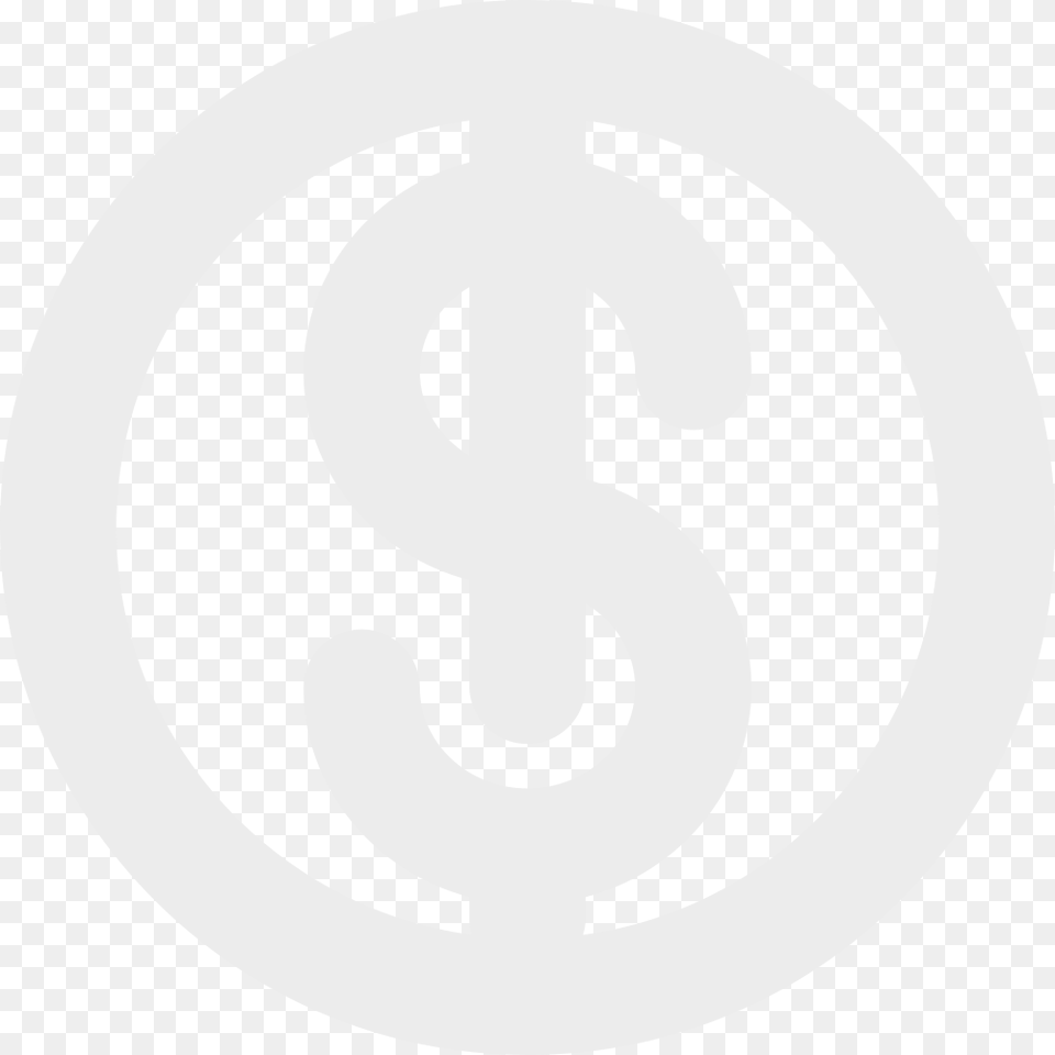 Dollar Sign Light Grey Circle, Symbol, Text Png Image