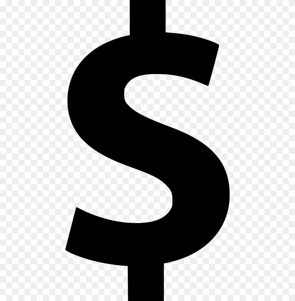Dollar Sign Pay Ping Sales Money Icon Symbol, Text Free Png Download