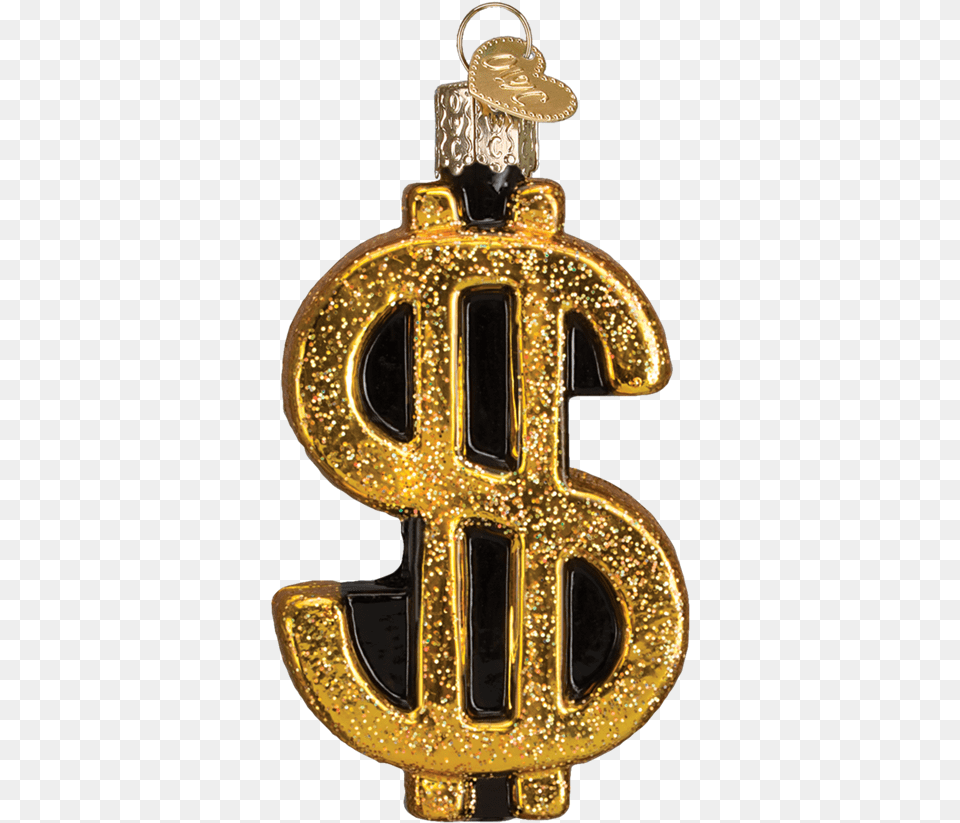 Dollar Sign Pendant Transparent, Gold, Accessories, Jewelry, Locket Png Image