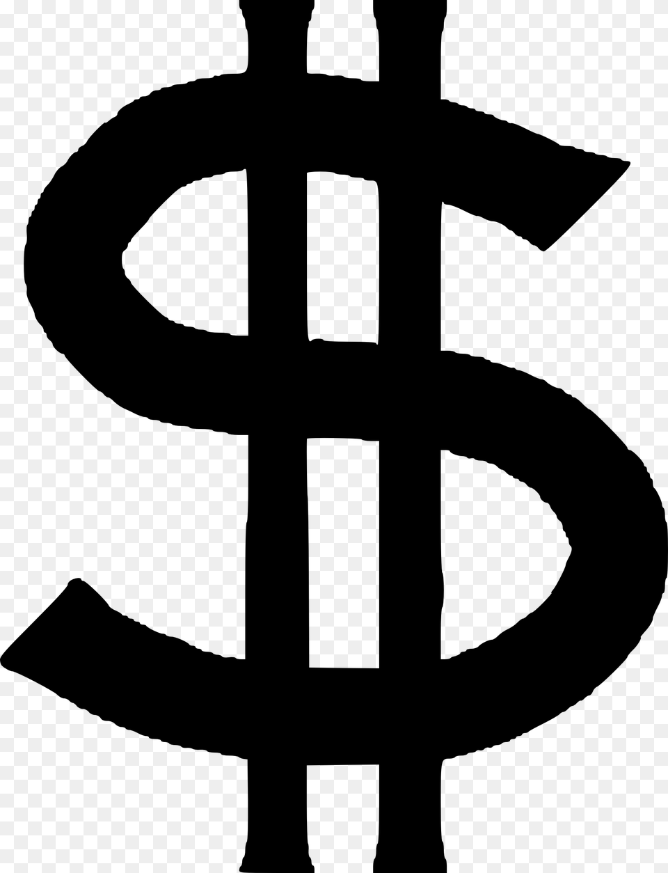 Dollar Sign Royalty, Gray Png