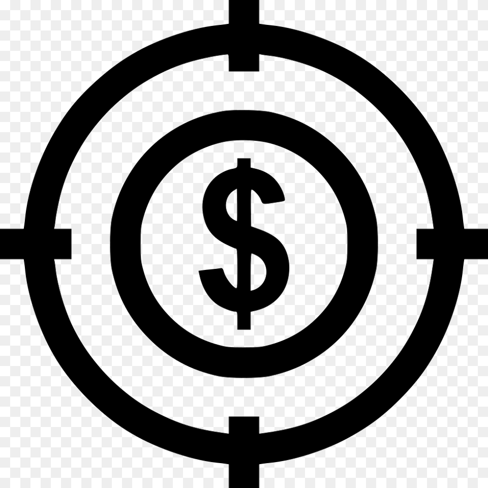 Dollar Sign Target Business 4g And, Symbol Png Image