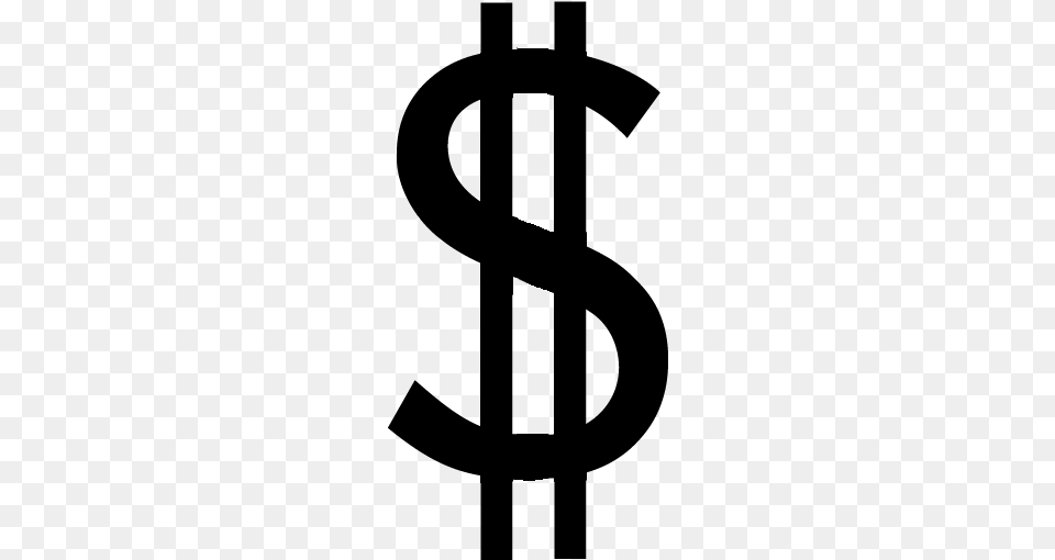 Dollar Sign Transparent Graphic Free Library Dollar Signs Black, Gray Png Image